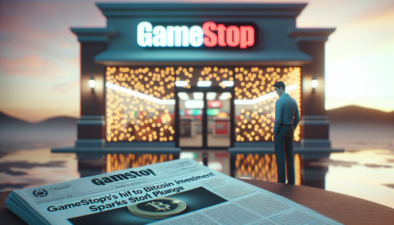 GameStop’s Shift to Bitcoin Investment Sparks Stock Plunge and Store Closures