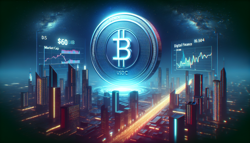 USDC Stablecoin Reaches $60 Billion Market Cap, Signaling Growth in Digital Finance