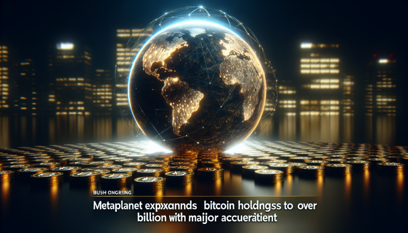 Metaplanet Expands Bitcoin Holdings to Over $1 Billion with Major Acquisition