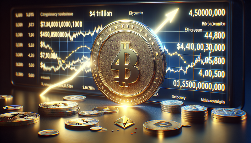 Cryptocurrency Market Surpasses $4 Trillion in Milestone Surge