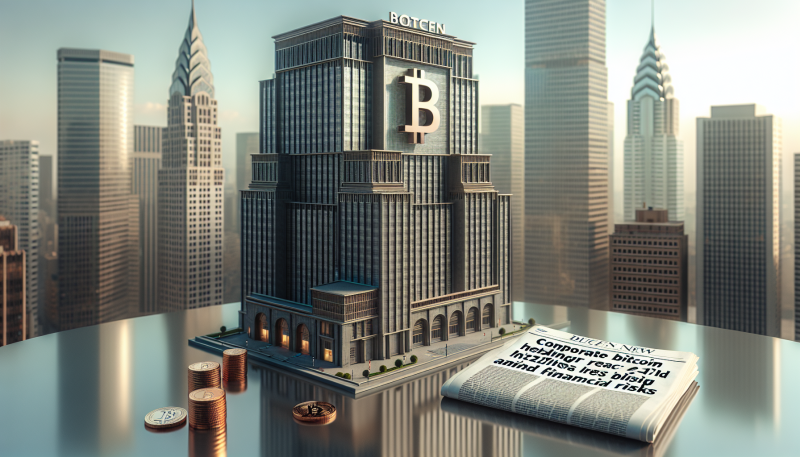 Corporate Bitcoin Holdings Reach $215 Billion Amid Growing Financial Risks