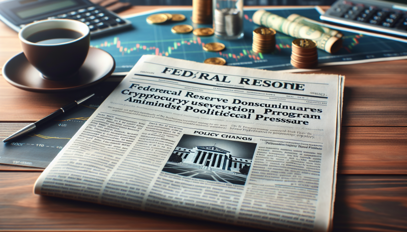 Federal Reserve Discontinues Cryptocurrency Supervision Program Amidst Political Pressure