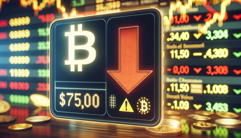 Peter Schiff Predicts Bitcoin Could Drop to $75,000, Urging Investors to Sell