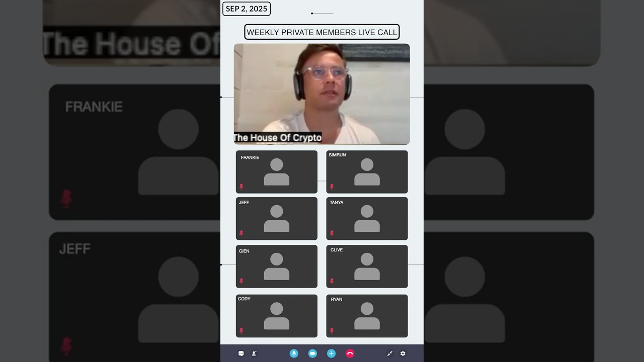 #Crypto Marco on our weekly members call.#crypto #altseason2025 #bullmarket2025 @TheHouseOfCrypto