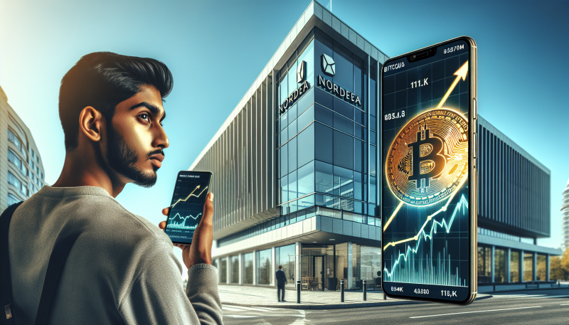 Nordea Opens Bank-Led Bitcoin Access as Bitcoin Eyes Breakout Toward 111.5k