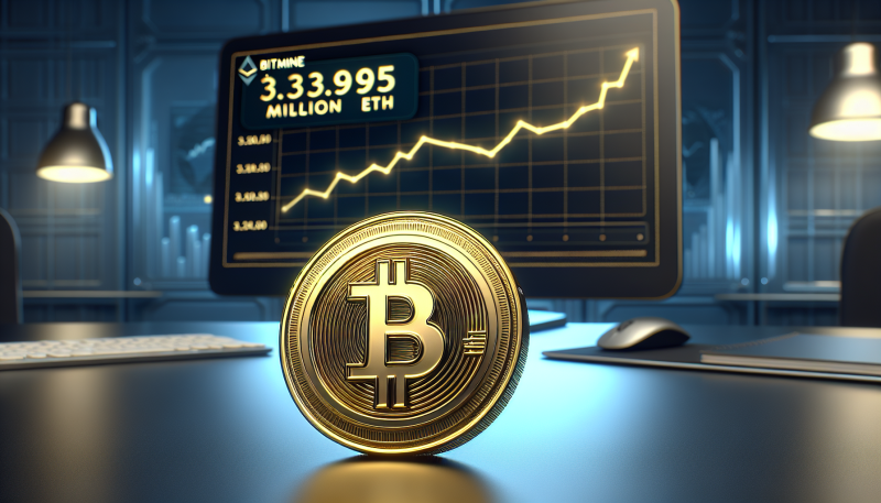 BitMine Expands Ethereum Holdings to 3.395 Million ETH, About 2.8% of Supply, Triggering Market Attention and Potential Price Impact