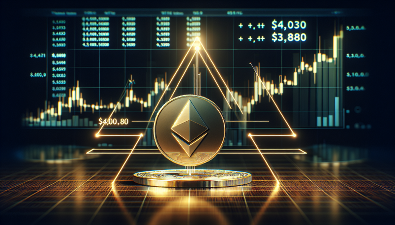 Ethereum consolidates in a tightening symmetrical triangle as traders eye a breakout above $4,030 or a breakdown below $3,680