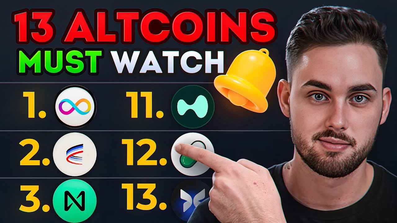 These 13 TOP Altcoins Should Be On Your RADAR IMMEDIATELY!
